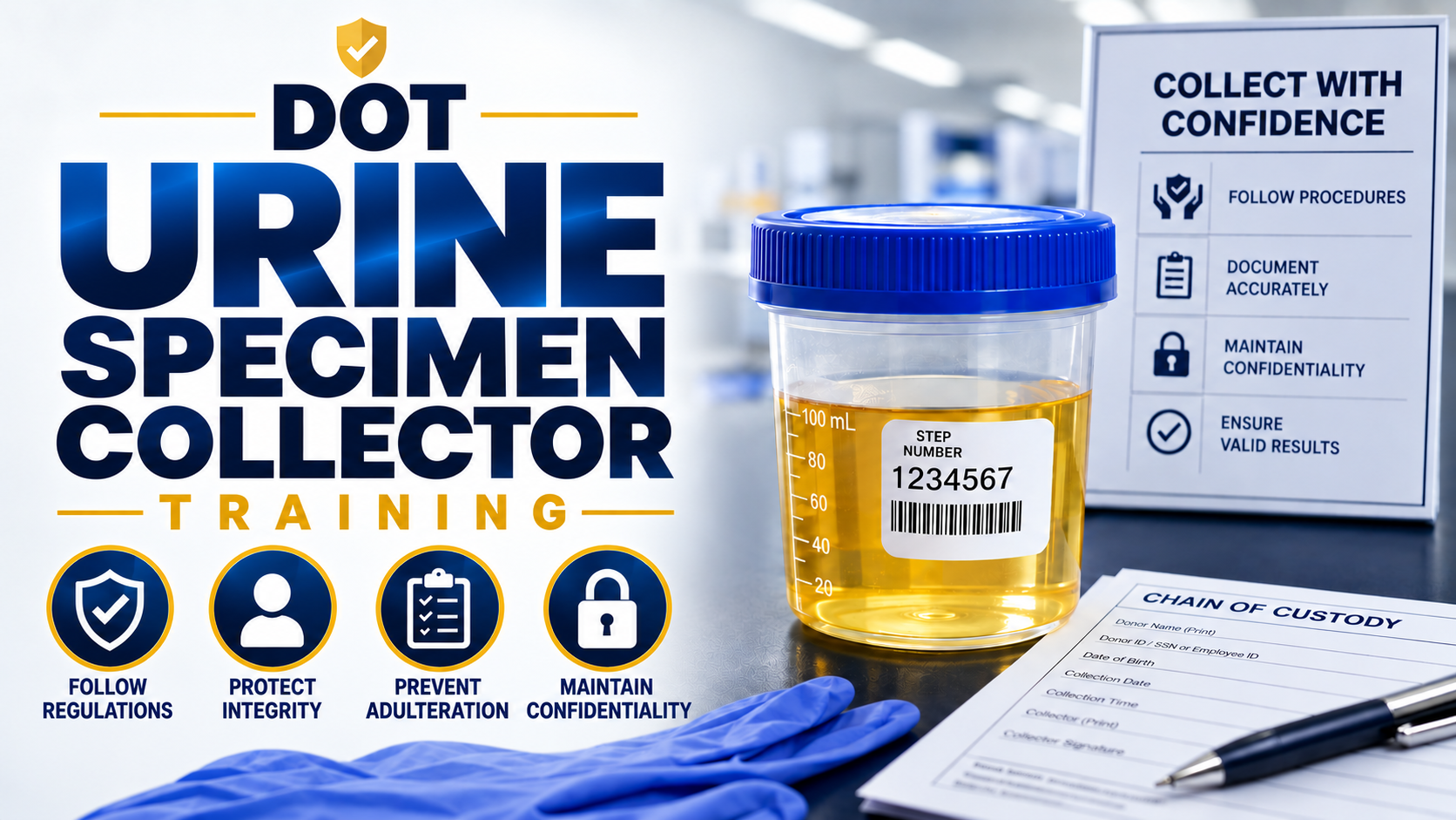 DOT Urine Specimen Collector Training: Online Course Only