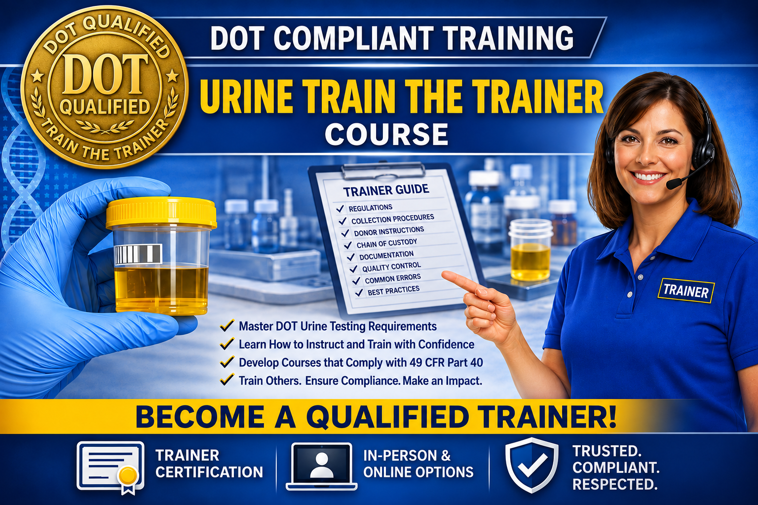 ATA Certified Train the Trainer Course-DOT Qualified Urine